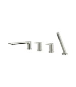 Aquabrass Alpha Deck-Mount Tub Filler with Handshower 92017BBC - Image 7