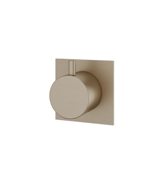 Aquabrass 93932 Square / Round 3-Way Shared Diverter Shower Trim Set - Image 2
