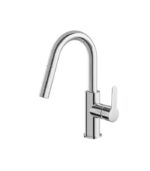 Aquabrass Barley Pull-Down Kitchen Faucet Brushed Nickel 6545BN
