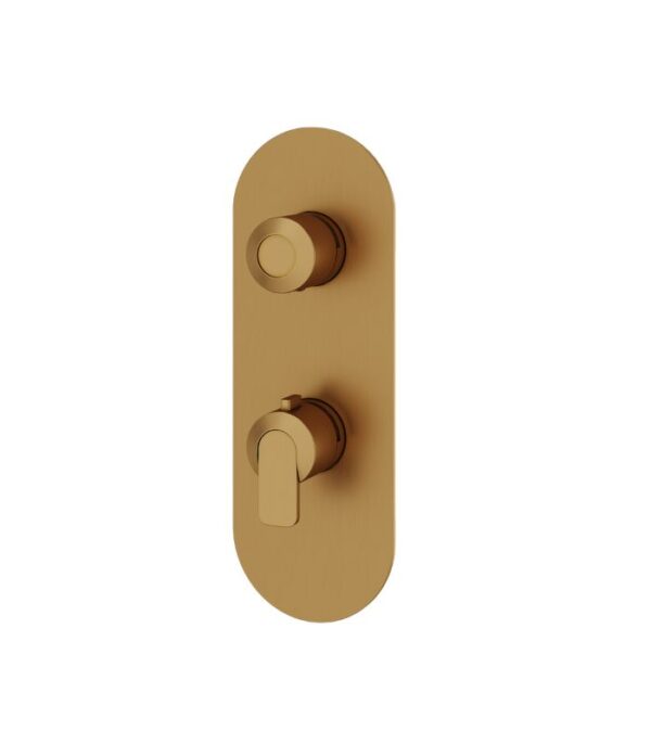 Aquabrass C67 3-Way Non-Shared Diverter Trim Set for Thermostatic Valve R9367 - Image 6