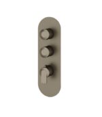Aquabrass C67 Round Trim Set for 2-Shut-Off Thermostatic Valve R3267 - Image 4