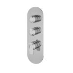 Aquabrass C67 Round Trim Set for 2-Shut-Off Thermostatic Valve R3267