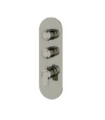 Aquabrass C67 Round Trim Set for 2-Shut-Off Thermostatic Valve R3267 - Image 6
