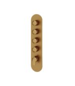 Aquabrass C67 Round Trim Set for 4-Shut-Off Thermostatic Valve R3467 - Image 6