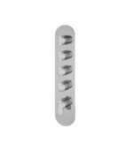 Aquabrass C67 Round Trim Set for 4-Shut-Off Thermostatic Valve R3467