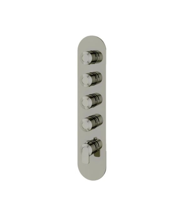 Aquabrass C67 Round Trim Set for 4-Shut-Off Thermostatic Valve R3467 - Image 4
