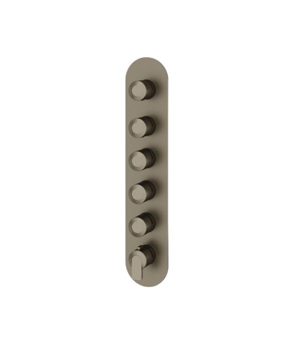 Aquabrass C67 Round Trim Set for 5 Shut-Off Thermostatic Valve R3567 - Image 5