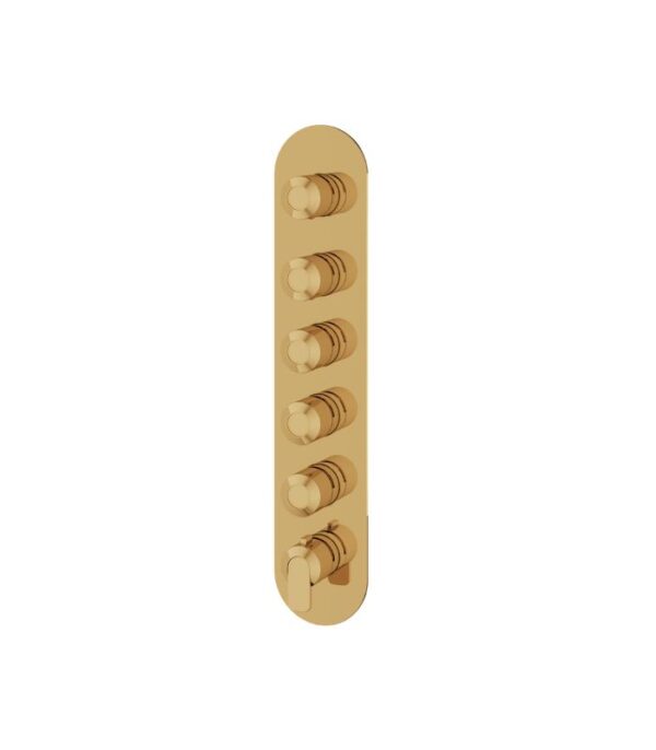 Aquabrass C67 Round Trim Set for 5 Shut-Off Thermostatic Valve R3567 - Image 7