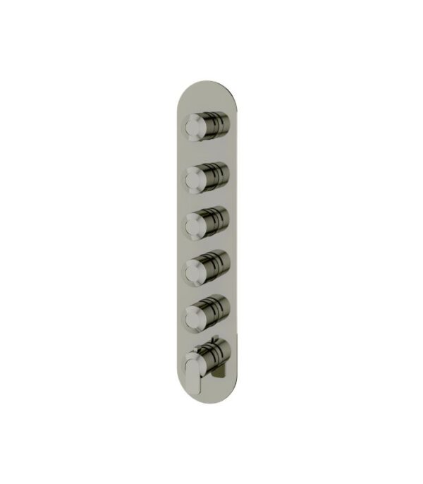 Aquabrass C67 Round Trim Set for 5 Shut-Off Thermostatic Valve R3567 - Image 4