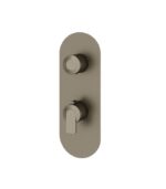 Aquabrass C67 Round 2-Way Shared Diverter Trim Set for Thermostatic Valve R8267 - Image 5