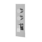 Aquabrass CHICANE 2 Shut-Off Thermostatic Valve Trim Set SR3219