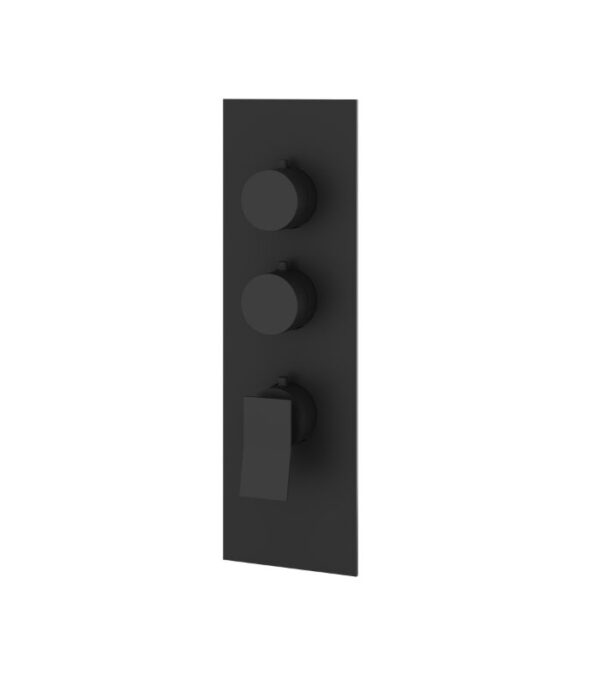 Aquabrass CHICANE 2 Shut-Off Thermostatic Valve Trim Set SR3219 - Image 2