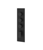 Aquabrass CHICANE Square Round Trim Set for 3 Shut-Off Thermostatic Valve SR3319 - Image 3