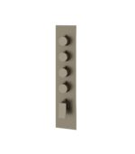 Aquabrass CHICANE Square Round Trim Set for 4 Shut-Off Thermostatic Valve SR3419 - Image 4