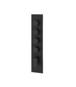 Aquabrass CHICANE Square Round Trim Set for 4 Shut-Off Thermostatic Valve SR3419 - Image 6