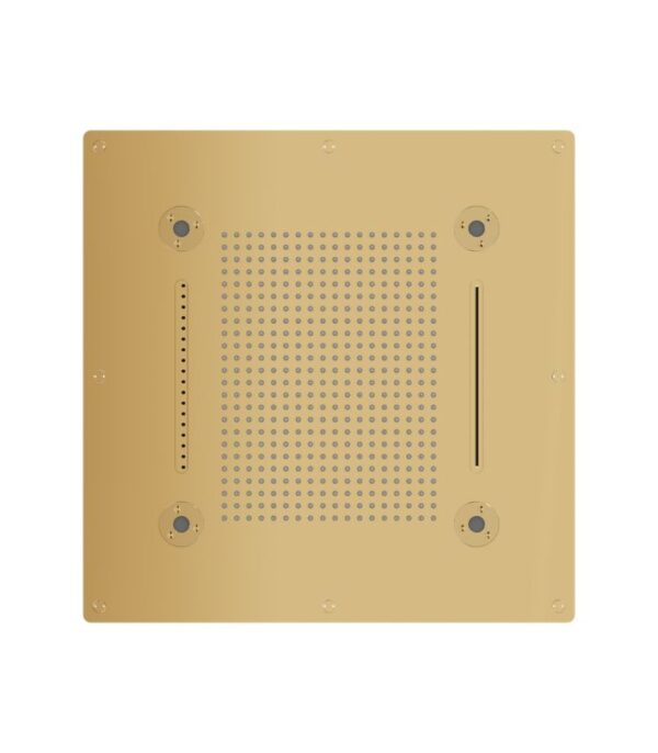 Aquabrass CURA SPA 24″ X 24″ Recessed Wellness Rainhead NN928BK - Image 6