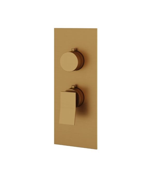 Aquabrass CHICANE 1 Shut-Off Thermostatic Valve Trim Set SR3119 - Image 6