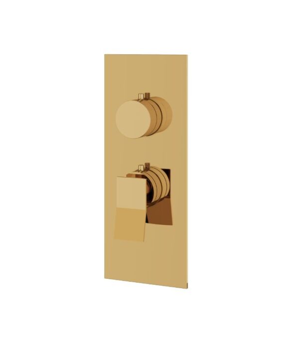 Aquabrass CHICANE 1 Shut-Off Thermostatic Valve Trim Set SR3119 - Image 7