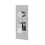 Aquabrass CHICANE 1 Shut-Off Thermostatic Valve Trim Set SR3119