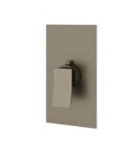 Aquabrass Chicane Square Thermostatic Valve Trim Set Brushed Gold S3019 - Image 7