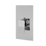 Aquabrass Chicane Square Thermostatic Valve Trim Set Brushed Gold S3019
