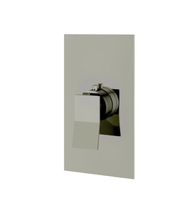 Aquabrass Chicane Square Thermostatic Valve Trim Set Brushed Gold S3019 - Image 6