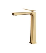Aquabrass Chicane Tall Single-Hole Lavatory Faucet Polished Gold 19020 - Image 2