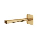 Aquabrass Chicane Tub Spout Brushed Gold 19032 - Image 5