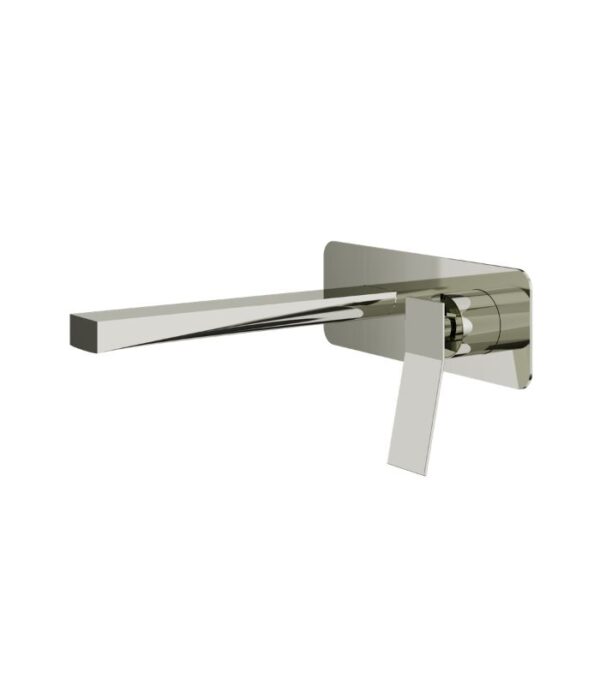 Aquabrass Chicane Wall Mount Lavatory Faucet Polished Gold 19N29 - Image 6