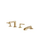 Aquabrass Forum 4-Piece Deck Mount Tub Filler with Handshower and 2 Mixers 42018 - Image 6