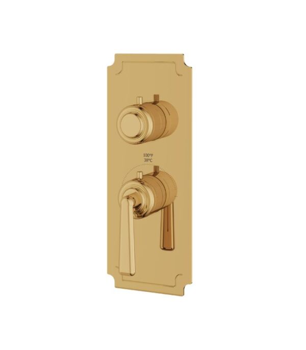 Aquabrass Forum Round Trim Set for 1 Shut-Off Thermostatic Valve C3142 - Image 6