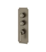Aquabrass Forum C3242 2-Shut-Off Thermostatic Valve Round Trim Set, Variable Finish - Image 2