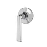 Aquabrass Forum C0642 Round Trim for Shut-Off Valve with Handle and Fluehs Diverter Cartridge