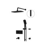 Aquabrass INABOX 3-Way Non-Shared Shower System with 14" x 8" Rainhead INABOX02G - Image 2