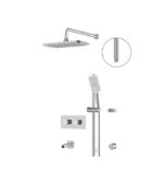 Aquabrass INABOX 3-Way Non-Shared Shower System with 14" x 8" Rainhead INABOX02G