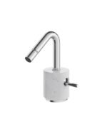 Aquabrass MARMO Single-Hole Bidet Faucet White Carrara Marble CL24BC