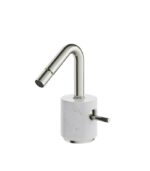 Aquabrass MARMO Single-Hole Bidet Faucet White Carrara Marble CL24BC - Image 7
