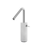 Aquabrass MARMO Tall Single-Hole Lavatory Faucet White Carrara Marble CL20BC