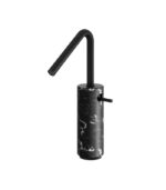 Aquabrass MARMO Tall Single-Hole Lavatory Faucet Black Carrara Marble CL20NM - Image 4