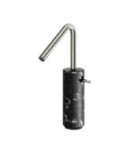 Aquabrass MARMO Tall Single-Hole Lavatory Faucet Black Carrara Marble CL20NM - Image 7