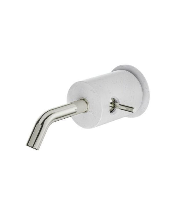 Aquabrass MARMO Wall Mount Lavatory Faucet White Carrara Marble CL28BC - Image 7