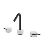 Aquabrass MARMO Widespread Lavatory Faucet White Carrara Marble CL16BC - Image 4