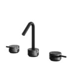 Aquabrass MARMO Widespread Lavatory Faucet Black Carrara Marble CL16NM - Image 4