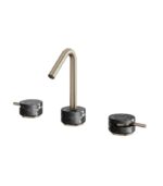 Aquabrass MARMO Widespread Lavatory Faucet Black Carrara Marble CL16NM - Image 5
