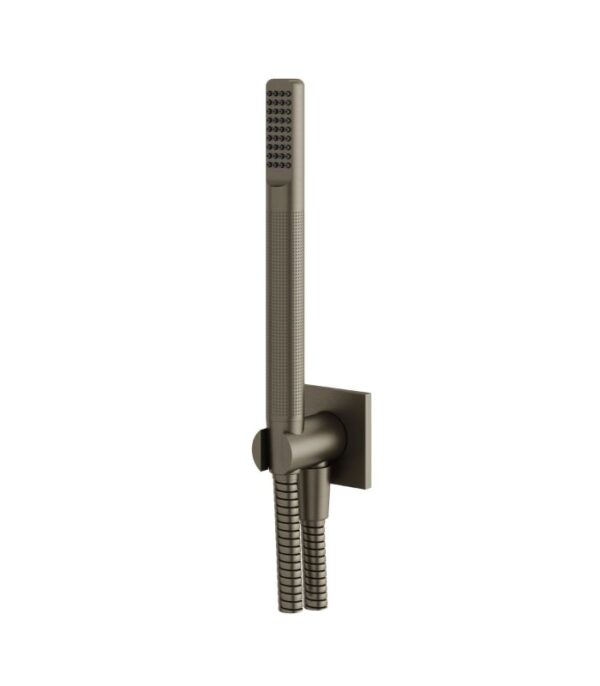 Aquabrass Square Round Handshower Set with Square Flange HSS374 - Image 2