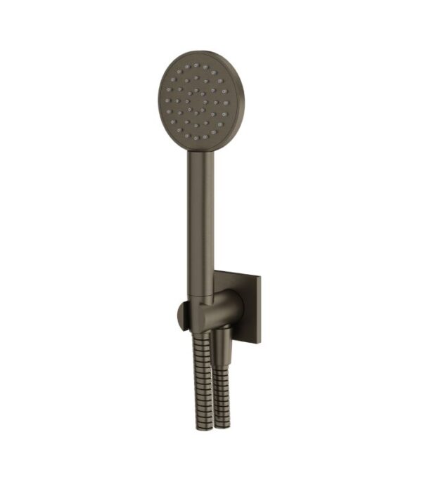 Aquabrass Square Round Handshower Set with Square Flange HSS375 - Image 2