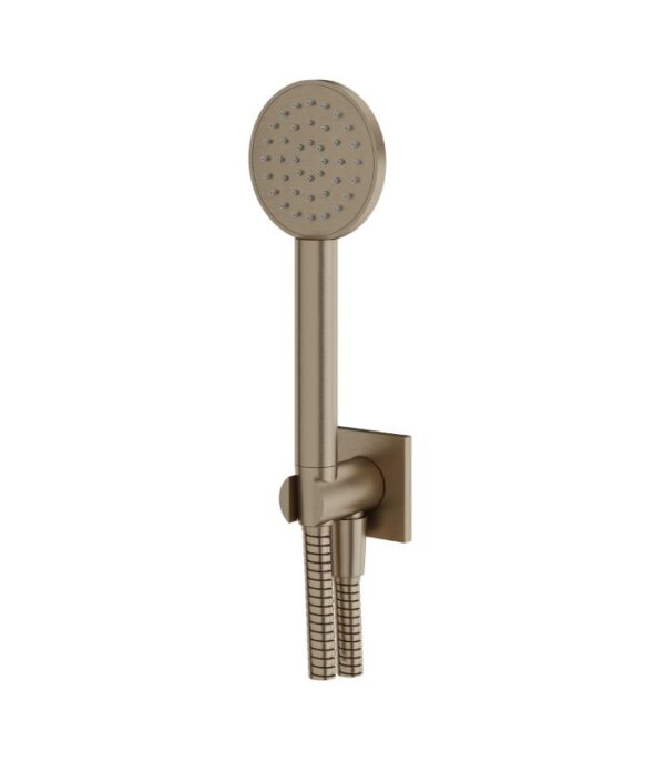 Aquabrass Square Round Handshower Set with Square Flange HSS375 - Image 5