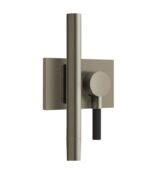 Aquabrass Square Round Magnetic Handshower Set with 5-Foot PVC Hose HSS376 - Image 2