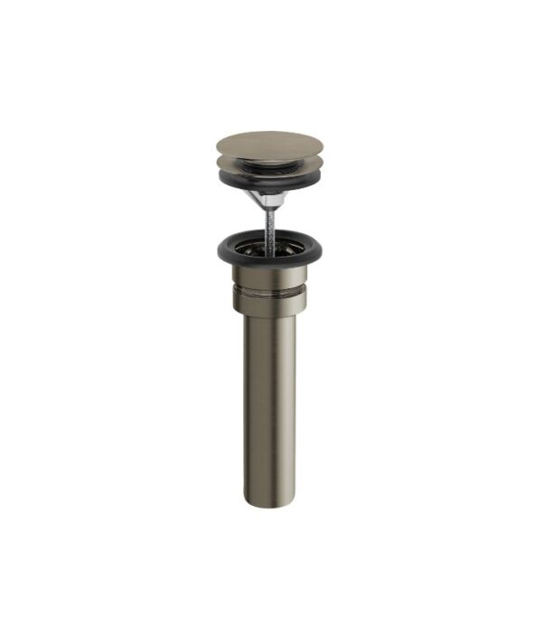 Aquabrass UNI99 Universal Round Press Pop-Up Drain Solid Brass - Image 2