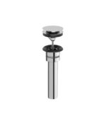 Aquabrass UNI99 Universal Round Press Pop-Up Drain Solid Brass